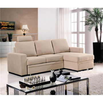 Sofá de la sala de estar con el sofá moderno del cuero genuino (753C)